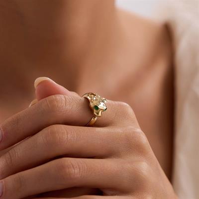 14 Ayar Tasarım Altın Yüzük