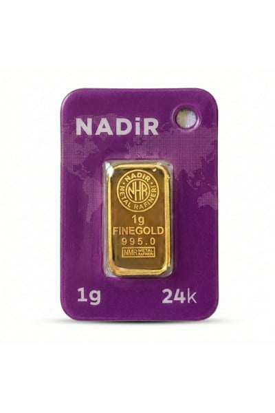 1 Gram Külçe Altın (2 adet) 995 Saflık Sertifikalı