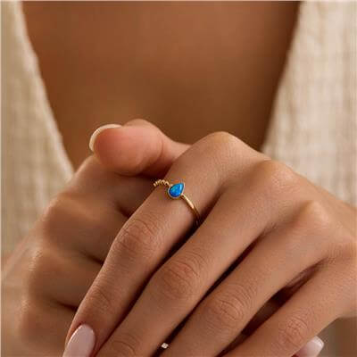 14 Ayar Minimal Yüzük