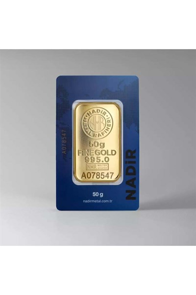 NadirGold 50 Gr Külçe Altın