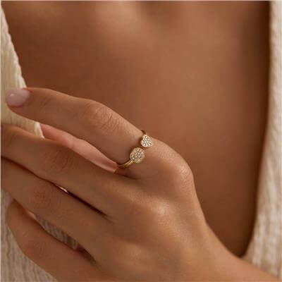 14 Ayar Minimal Yüzük