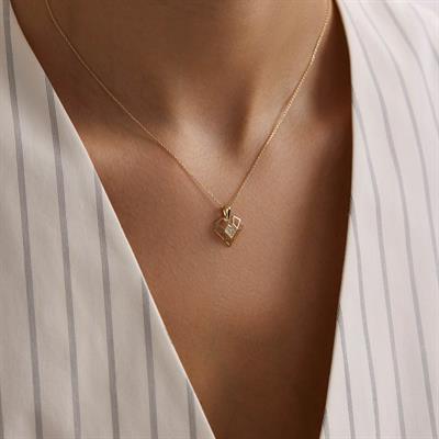 14 Ayar Altın Kalp Kolye