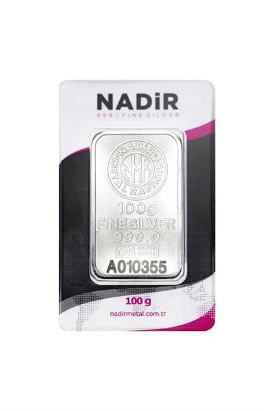Rimagold Nadirgold 100 gr Gümüş Külçe