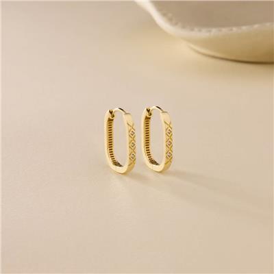 14 Ayar Tasarım Küpe