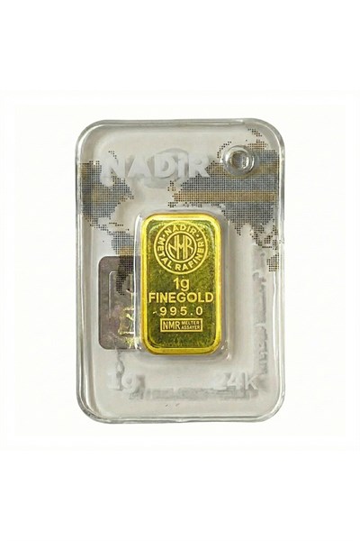1 Gram Külçe Altın (4 Adet) 995 Saflık Sertifikalı