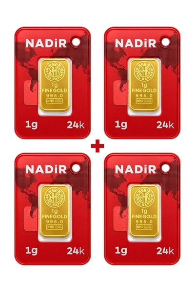 24 Ayar 4 Gram Külçe Altın