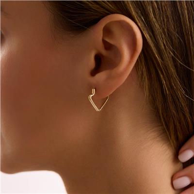 14 Ayar Tasarım Küpe