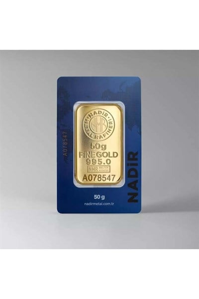 NadirGold 50 Gr Külçe Altın