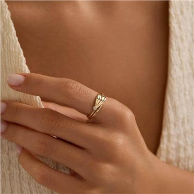 14 Ayar Minimal Yüzük