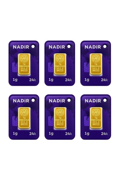 24 Ayar 6 Gram Külçe Altın