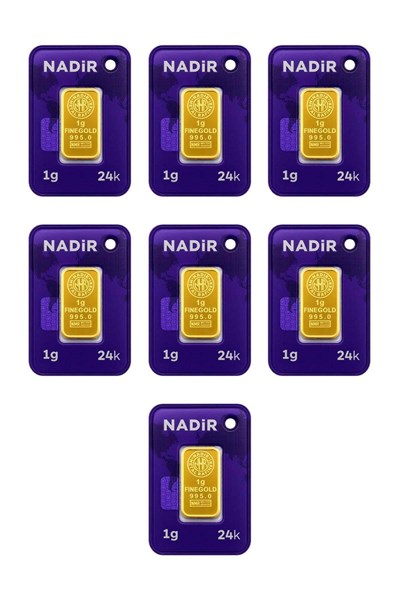24 Ayar 7 Gram Külçe Altın