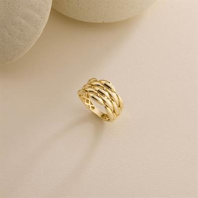 14 Ayar Tasarım Altın Yüzük