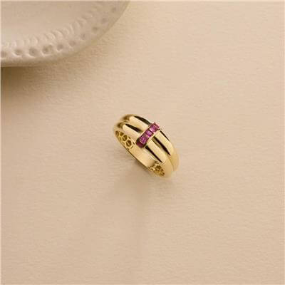 14 Ayar Minimal Yüzük