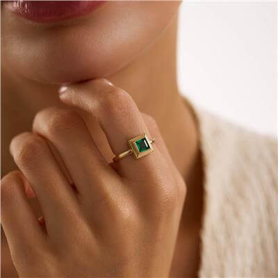 14 Ayar Minimal Yüzük