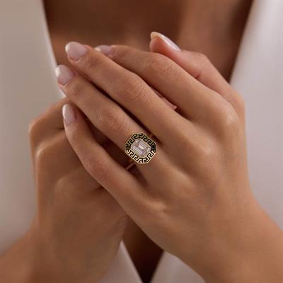 14 Ayar Altın Baget Yüzük