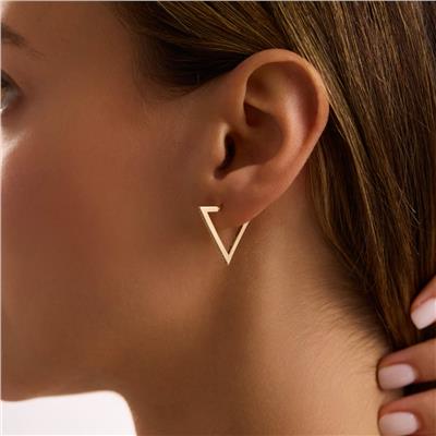 14 Ayar Tasarım Küpe