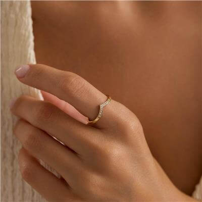 14 Ayar Minimal Yüzük