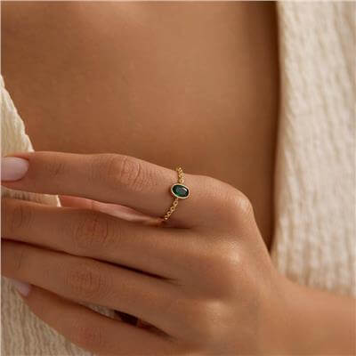 14 Ayar Minimal Yüzük