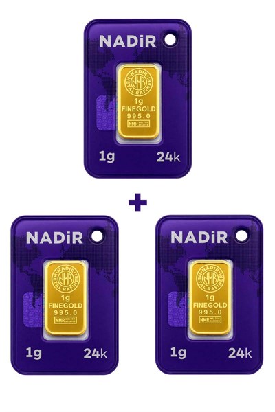 24 Ayar 3 Gram Külçe Altın