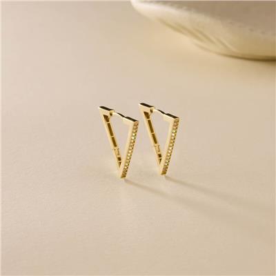 14 Ayar Tasarım Küpe