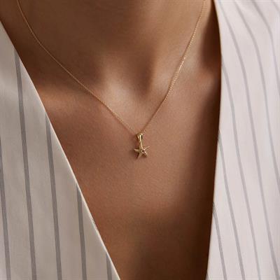 14 Ayar Renkli Taşlı Altın Kolye