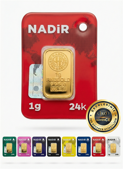 Nadir Gold 24 Ayar 1 Gram Külçe Altın