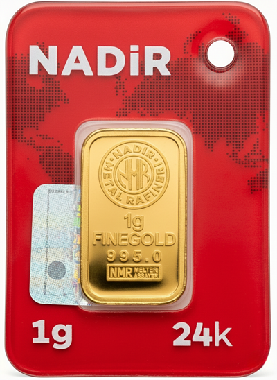Nadir Gold 24 Ayar 1 Gram Külçe Altın