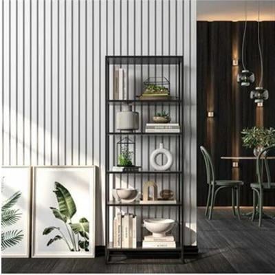 Beyaz Plus Akustik Ahşap Duvar Paneli MDF Siyah Keçe 3 Tarafı Kaplı 9 mm Çıta