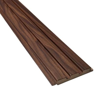 Ceviz MDF Lambri – 12cm Tavan ve Duvar Paneli
