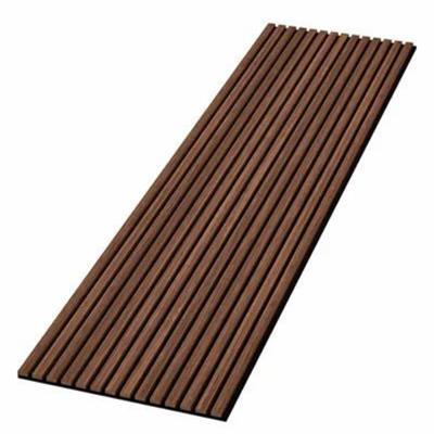 Ceviz Plus Akustik Duvar Paneli / Mdf /4 Mm Keçe/ 9mm Çıta