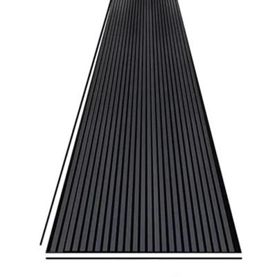 MDF Ahşap Akustik Duvar Paneli - Antrasit Lambri 60 x 275 Antrasit Plus