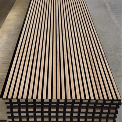 MDF Ahşap Akustik Duvar Paneli – Safir Meşe