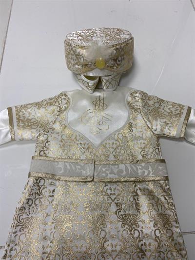 Gold Çocuk Mevlütlük Şehzade Abiye Elbise | Kaleiçi Yıldızlar