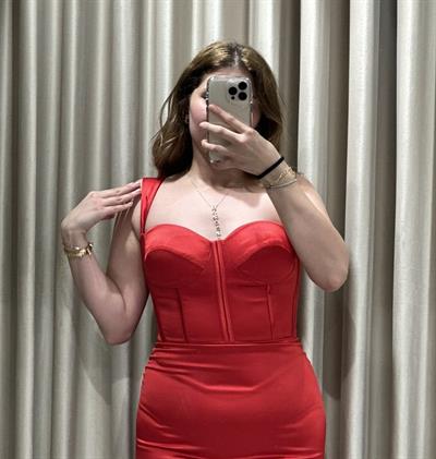 Kırmızı Korsajlı Abiye Elbise | Kaleiçi Yıldızlar