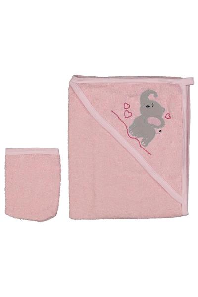 UNISEX 1/36 AY FİL NAKIŞLI DOKUMA HAVLU SİLGİ