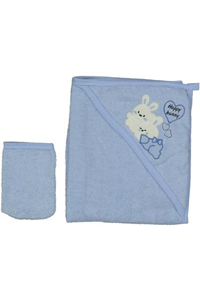 UNISEX 1/36 AY TAVŞAN NAKIŞLI DOKUMA HAVLU SİLGİ