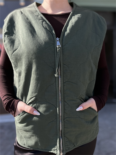Yeşil Oversize Yelek