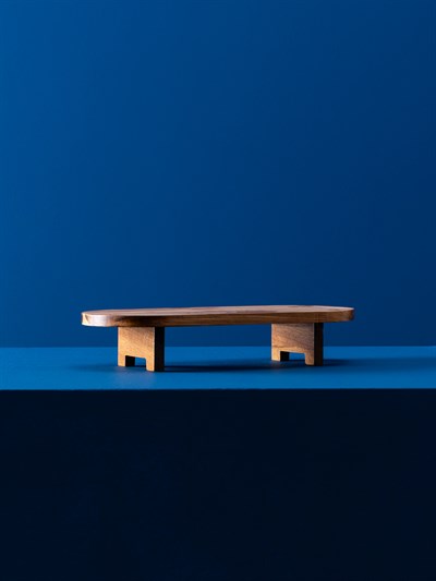 Artdeconcept 2li Yükseltilmiş Ahşap Peynir ve Sunum Tabağı Seti