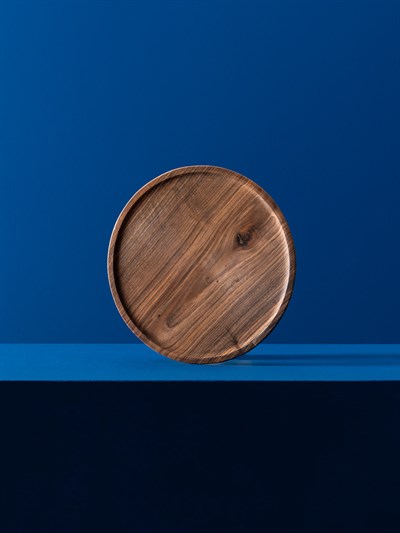 Artdeconcept El Yapımı Ceviz Ağacı Ayaklı Kurabiyelik & Sunumluk - 30 cm
