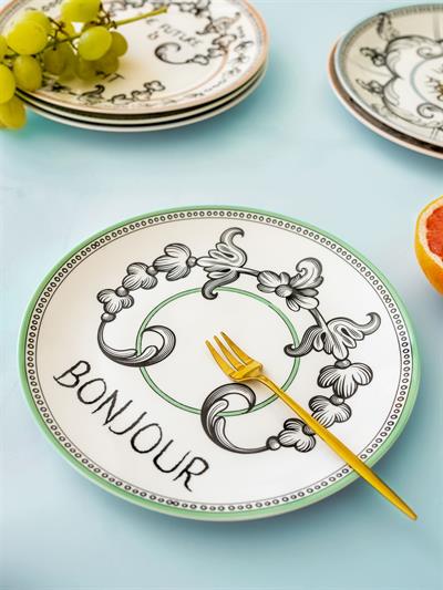 Bonjour Pasta Tabağı 6 Kişilik