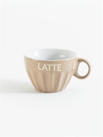 Latte Krem Porselen Kupa