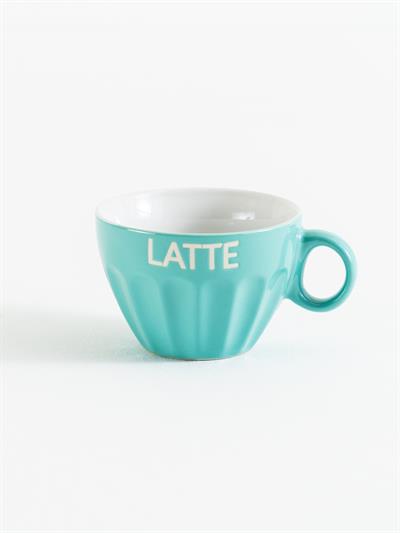 Latte Turkuaz Porselen Kupa