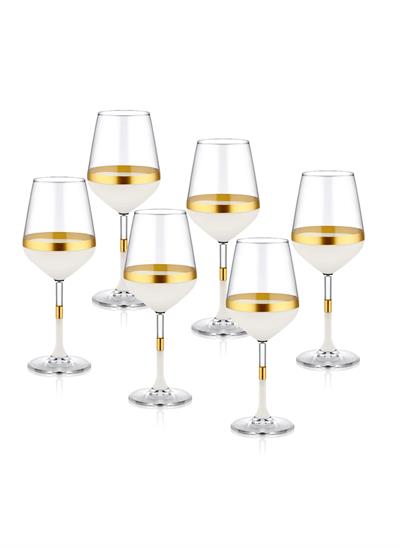 Snow Şarap Kadehi 6 Lı Set
