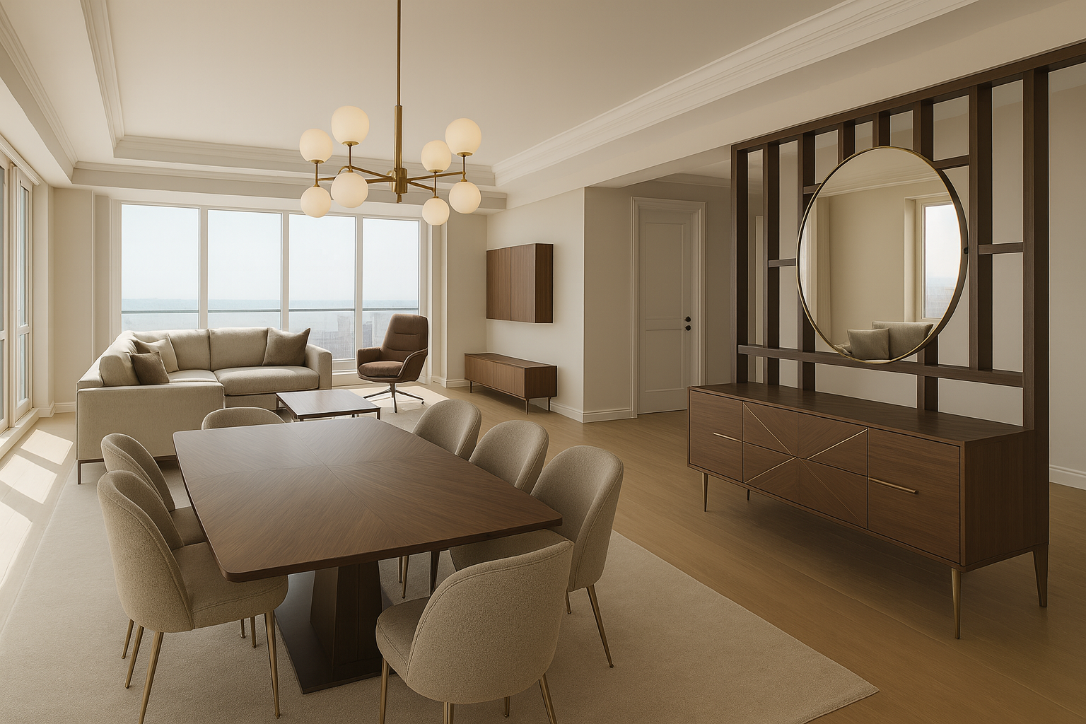 Modern mobilya tasarımında doğal ahşap dokusu ve mat metal detaylar,Minimalist salon dekorasyonunda masif meşe ve siyah metal uyumu