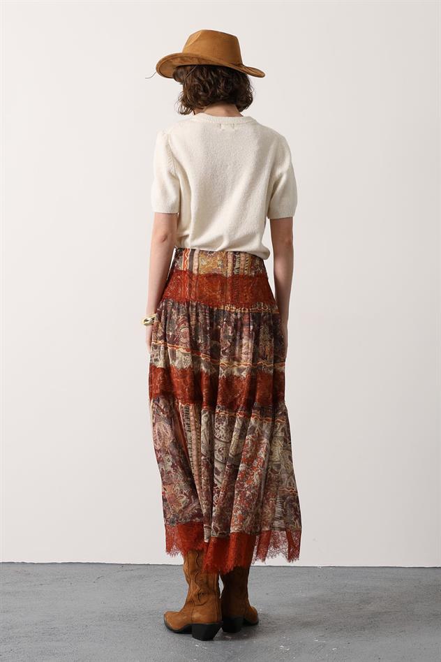 DANTELLİ UZUN ETEK - Multi Color