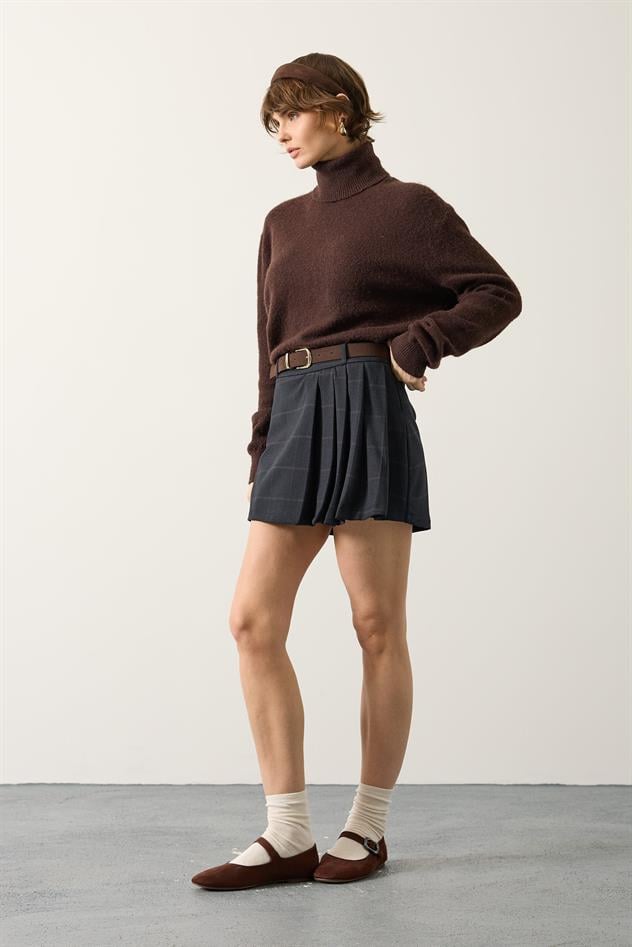 EKOSELİ ŞORT ETEK - Lacivert