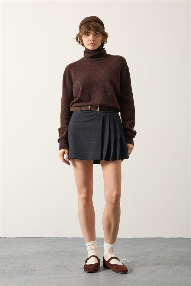 EKOSELİ ŞORT ETEK - Lacivert