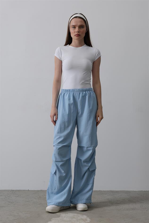 Paraşüt Cargo Pantolon - Mavi