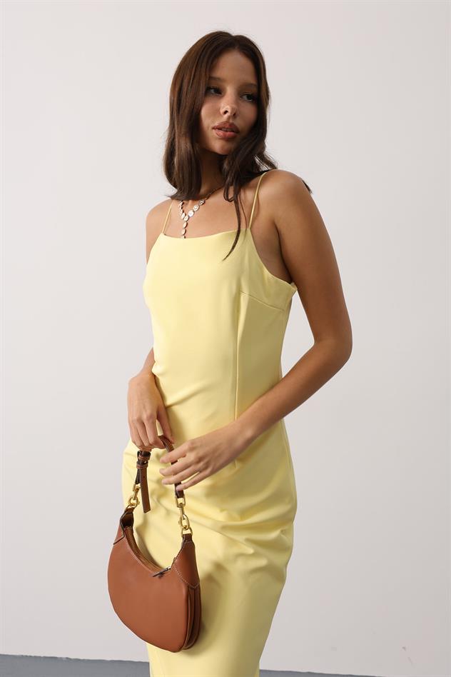 Strappy Long Dress Yellow