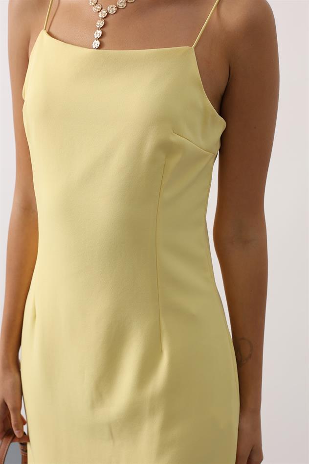 Strappy Long Dress Yellow